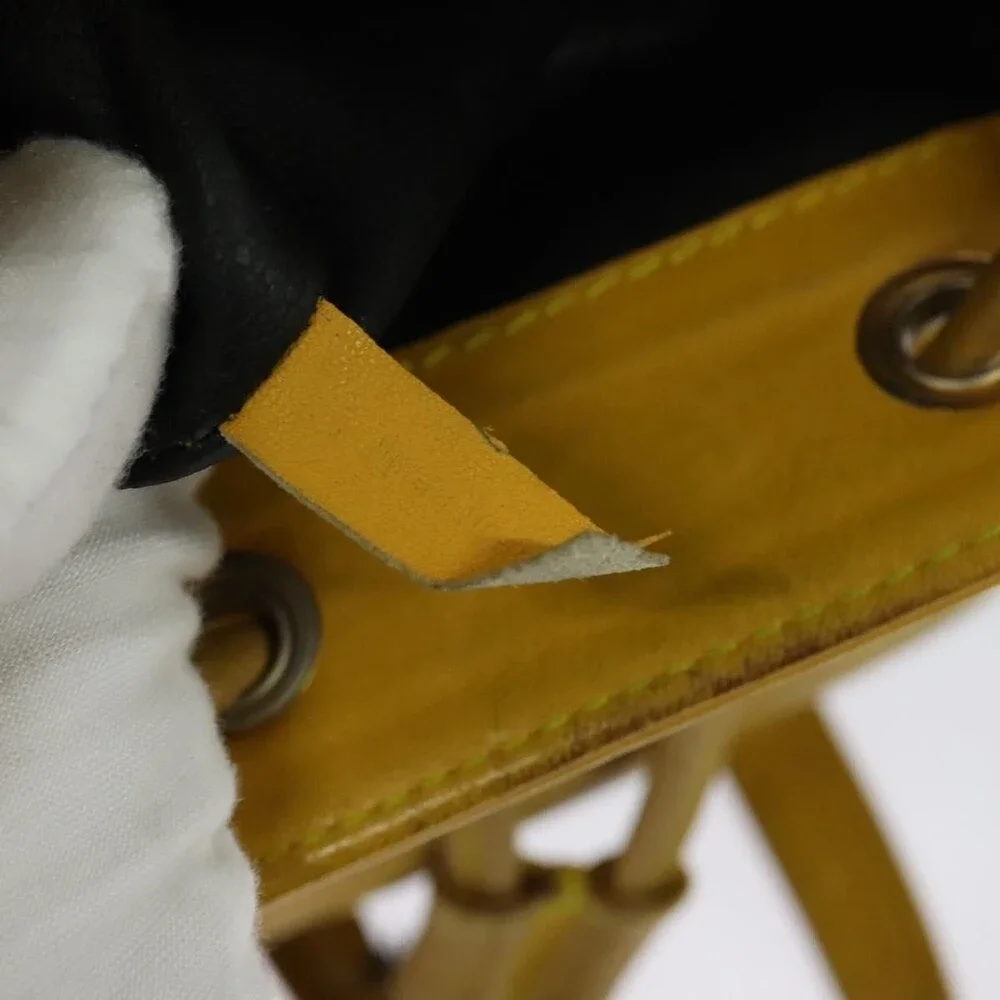 Dior Leather Backpack Gold